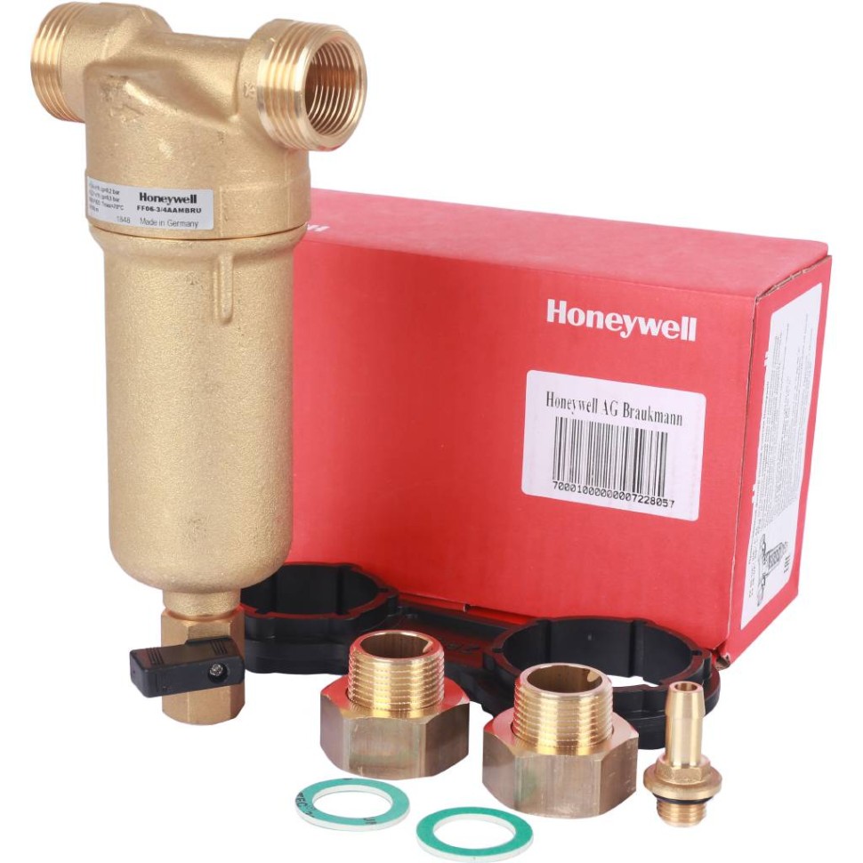 Промываемый фильтр тонкой очистки для холодной воды Honeywell FF06 3/4"ААМ