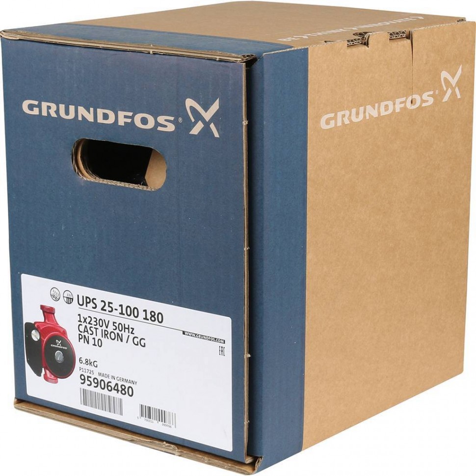 Циркуляционный насос Grundfos UPS 25-100
