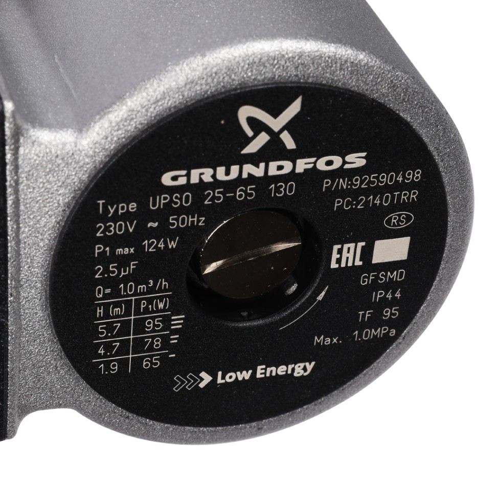 Насосно-смесительный узел с термостатическим клапаном, Grundfos UPSO 25-65 130 STOUT