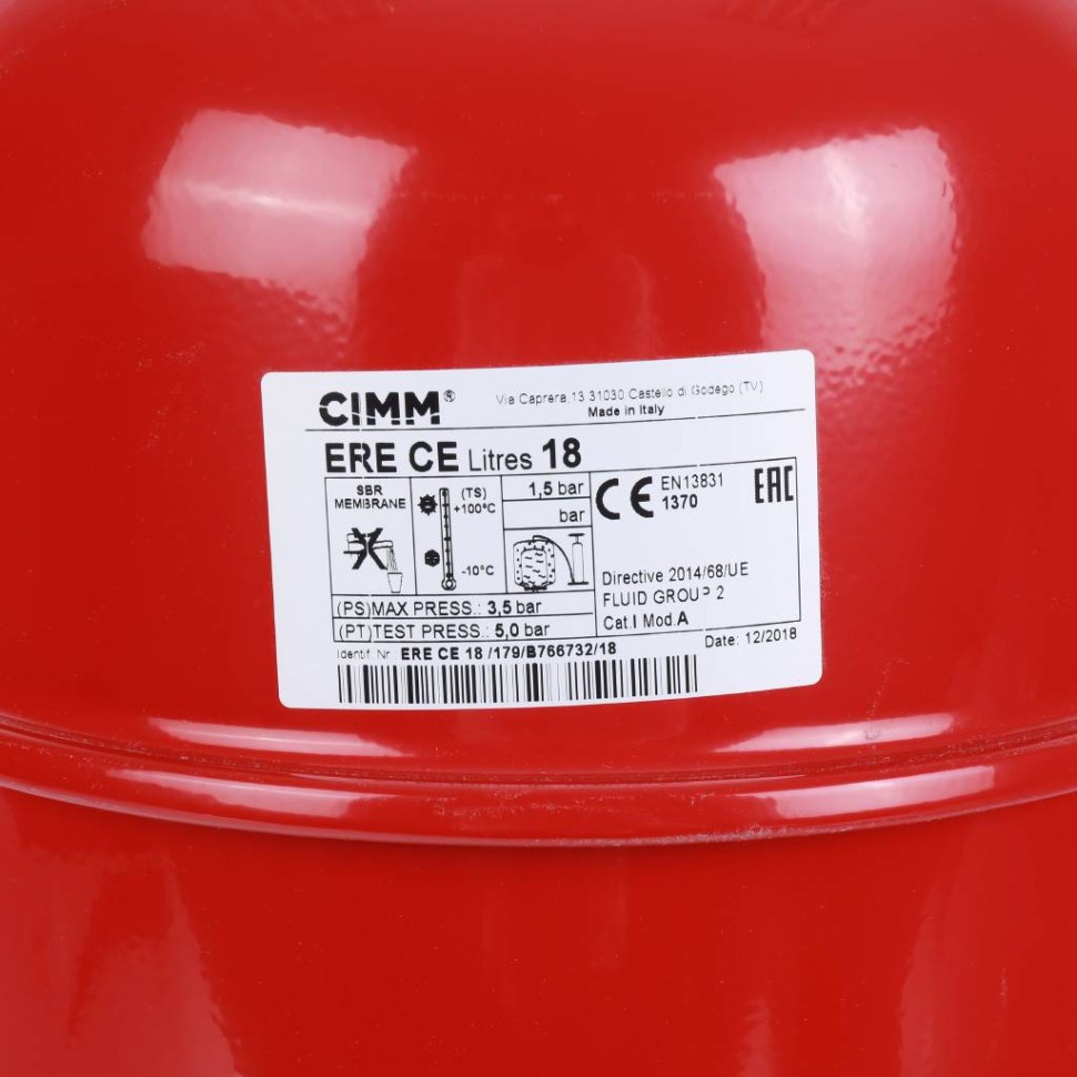 Расширительный бак для систем отопления ERE CE18 Cimm