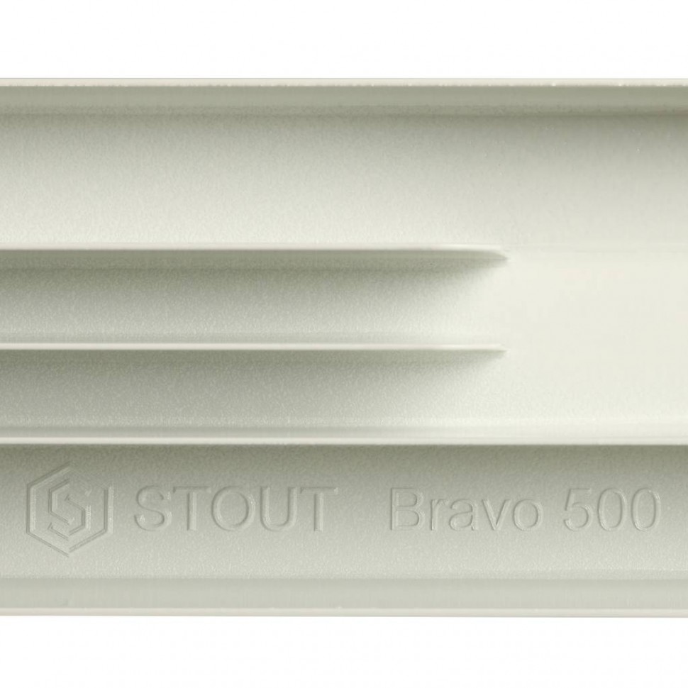 Радиатор алюминиевый Bravo 500 12 секции Stout