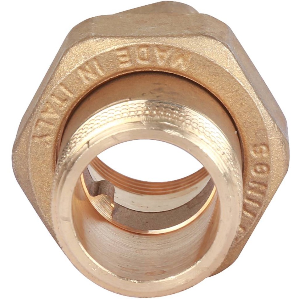 Разъемное соединение американка ВН, уплотнение под гайкой o-ring кольцо  3/4 STOUT