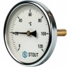 Термометр Stout корпус 100 мм/гильза 75 мм 0...120°C