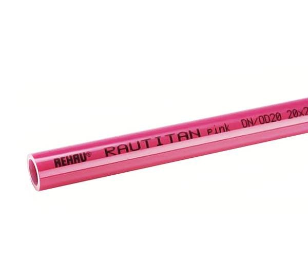 Труба Rehau Rautitan Pink Plus ф25х3,5 мм