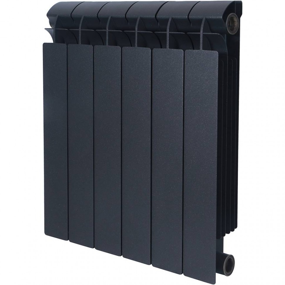 Радиатор биметаллический Global Style Plus 500/6 черный